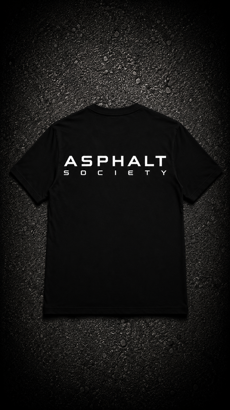 Asphalt Society Essential Tee- Black