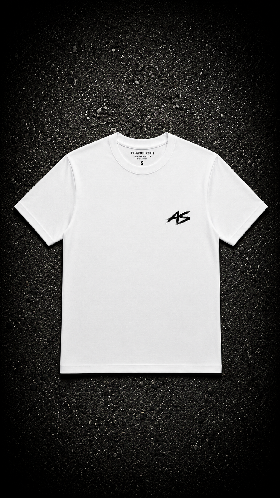 Asphalt Society Essential Tee- White