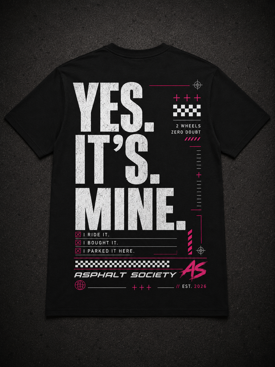 Yes Its Mine Tee- Black