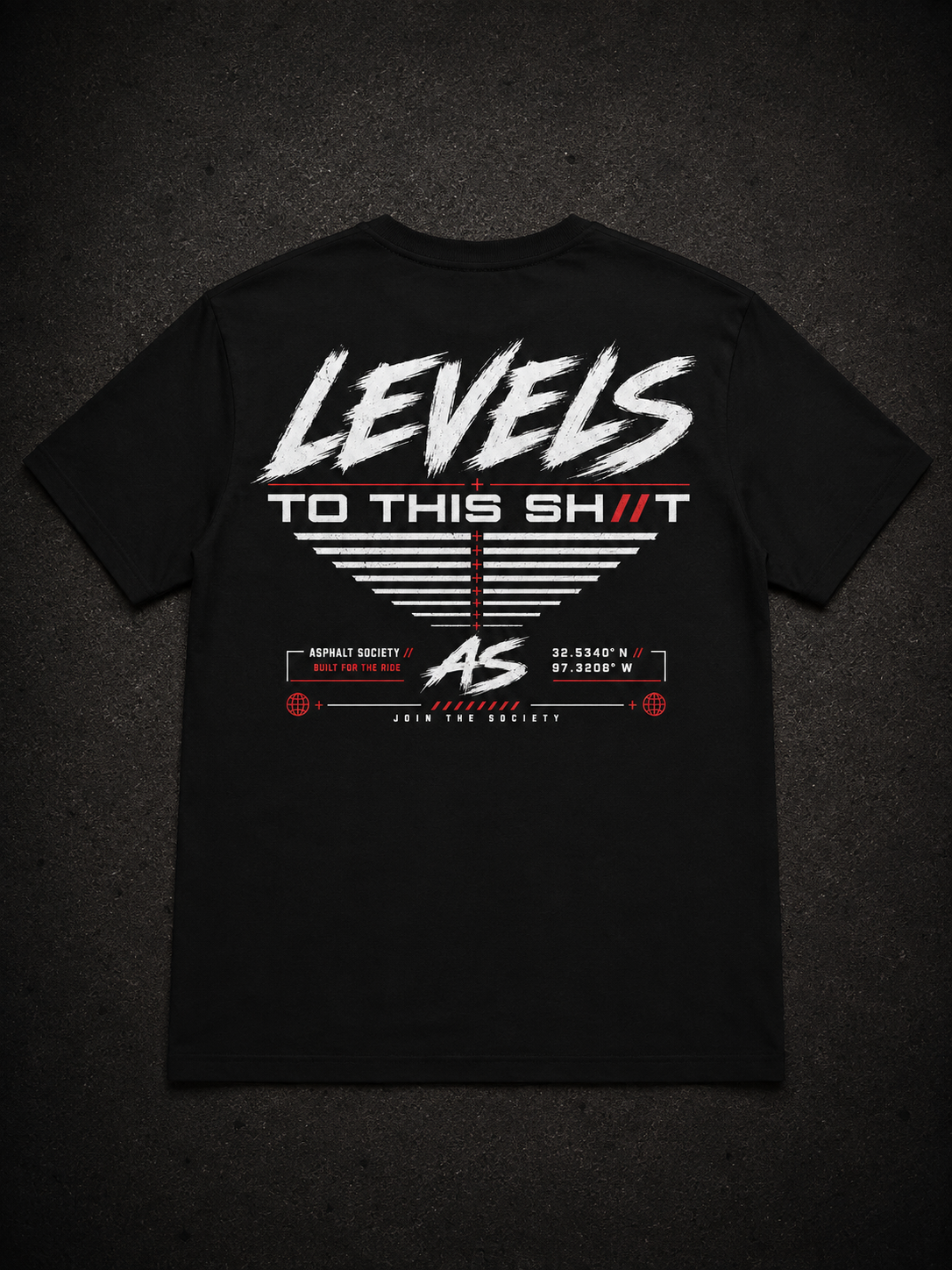 Levels to this Sh//t Tee- Black